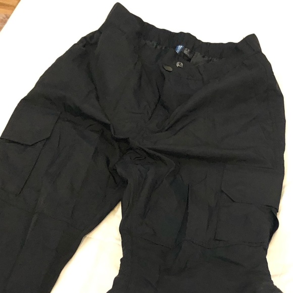 Cargo joggers pockets black H&M male size m - Picture 2 of 4